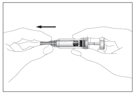 Шприц з пристроєм для безпечного введення та запобігання  поранень голкою чи повторного використання 