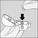 Вилучити капсулу СПІРИВИ з блістера (безпосередньо перед застосуванням) та розмістити її на платформі з центральною камерою