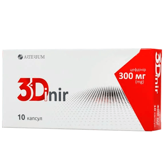 3-Дінір капсули 300 мг