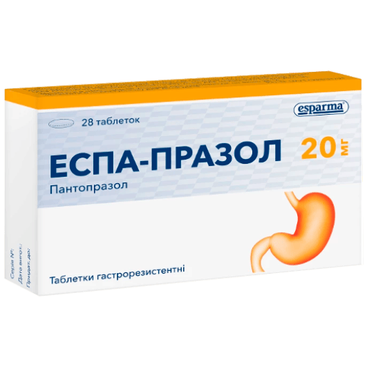 Еспа-Празол таблетки 20 мг